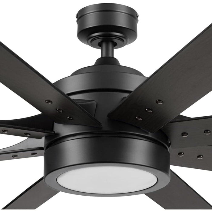 62 in. Black Modern Indoor Ceiling Fan with Lights and Remote, Reversible Ceiling Fan Summer Winter-13-ErisView