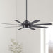 62 in. Black Modern Indoor Ceiling Fan with Lights and Remote, Reversible Ceiling Fan Summer Winter-9-ErisView