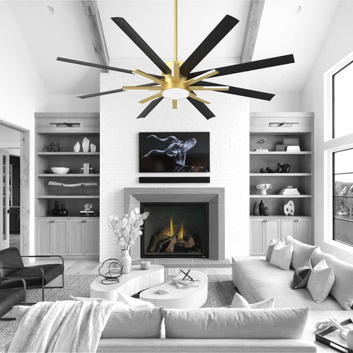 72 in. Large Ceiling Fans, Outdoor Ceiling Fan with Light and Remote, Indoor Outdoor Modern Ceiling Fan for Living Room, Patio Fans, Black Outdoor Fan-7-ErisView