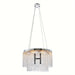 8-Light Elegant Layered Design Crystal Hanging Ceiling Light, Modern Crystal Chandelier for Living Room Round Crystal Lamp-ErisView