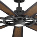 85 in. Ceiling Fan with Lights, 9 Blade Modern Industrial Looking Ceiling Fan, Large Black Ceiling Fan-8-ErisView