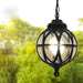 Adjustable Aluminum and Glass Outdoor Pendant Light, Waterproof, Rustproof, High-Temperature Resistant for Porch, Garden, Patio, and Entryway-ErisView-16