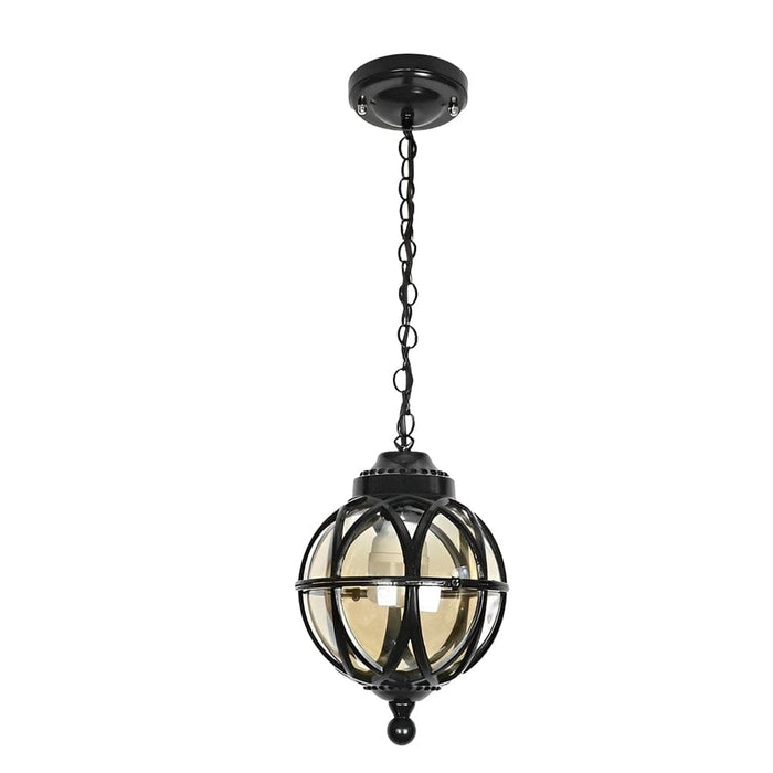 Adjustable Aluminum and Glass Outdoor Pendant Light, Waterproof, Rustproof, High-Temperature Resistant for Porch, Garden, Patio, and Entryway-ErisView-12