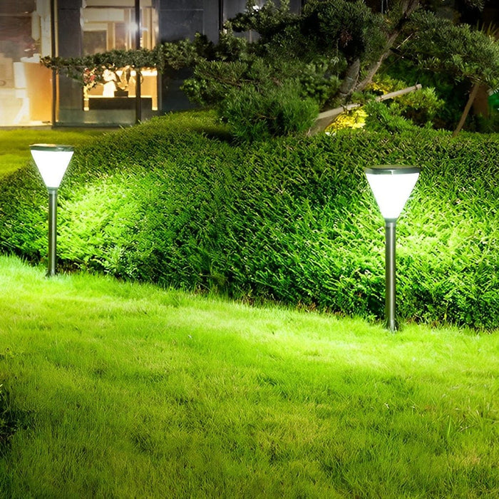 Adjustable Height Solar Pathway Lights, Waterproof, Rustproof Aluminum Design with High-Efficiency Fast Charging for Gardens, Lawns, and Parks-ErisView-14