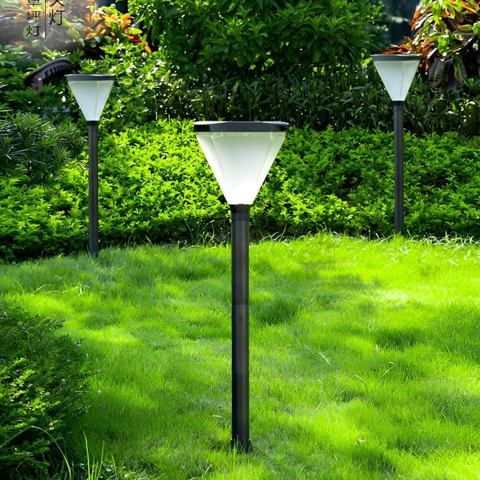 Adjustable Height Solar Pathway Lights, Waterproof, Rustproof Aluminum Design with High-Efficiency Fast Charging for Gardens, Lawns, and Parks-ErisView-13