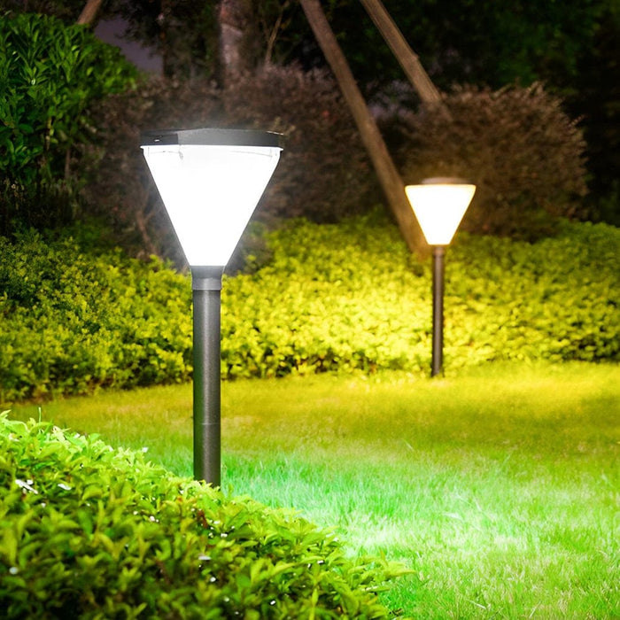 Adjustable Height Solar Pathway Lights, Waterproof, Rustproof Aluminum Design with High-Efficiency Fast Charging for Gardens, Lawns, and Parks-ErisView-15