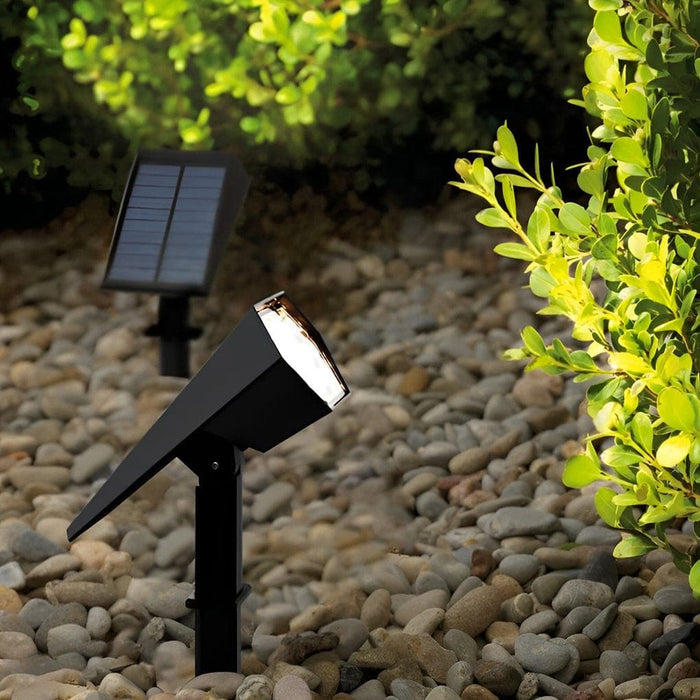 Adjustable Solar Spotlights with High-Efficiency Charging, Auto On/Off, and Brightness Control for Outdoor Landscape, Waterproof & Easy to Install-ErisView-1