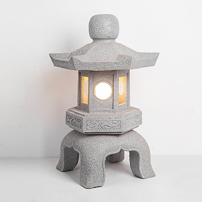 Antique Asian Style Resin Lawn Lamp with High-Color LED, Waterproof for Gardens, Patios, Walkways, and Driveways, Durable and Energy Saving-ErisView-5