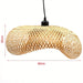 Bamboo Pendant Light, Nest Shape Pendant Light, Hanging Ceiling Lighting Fixture for Living Room Bedroom Restaurant Cafe-ErisView