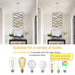 Black Dimmable 2-Layer Ceiling Pendant Light for Living Room Bedroom Dining Room-ErisView