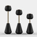 Black Tabletop CandleStick-Set of 3-ErisView