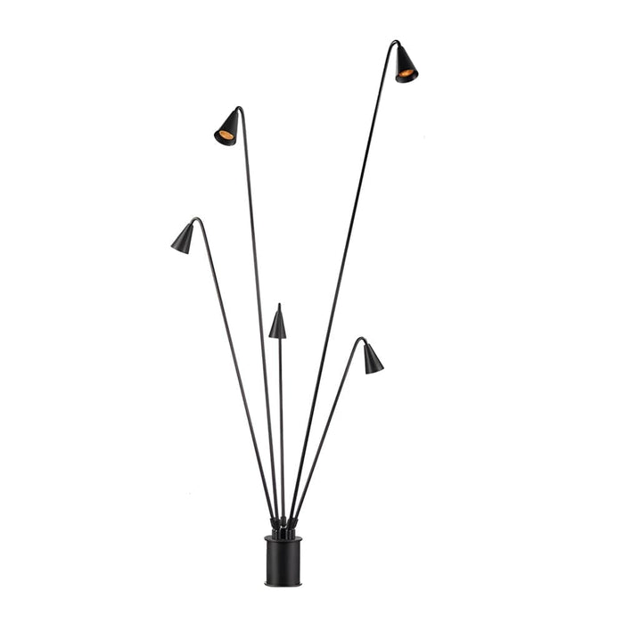 Brisa Triple Outdoor LED Floor Lamp, Hardwired, Ground-Installed, 360-Degree Adjustable Stems for Pathways & Garden Features, Durable & Stylish-ErisView-7