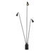 Brisa Triple Outdoor LED Floor Lamp, Hardwired, Ground-Installed, 360-Degree Adjustable Stems for Pathways & Garden Features, Durable & Stylish-ErisView-8