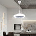 Chandelier Fan, Silent LED Fan for Bedroom Living Room Kitchen, Office Ceiling Fan-3-ErisView