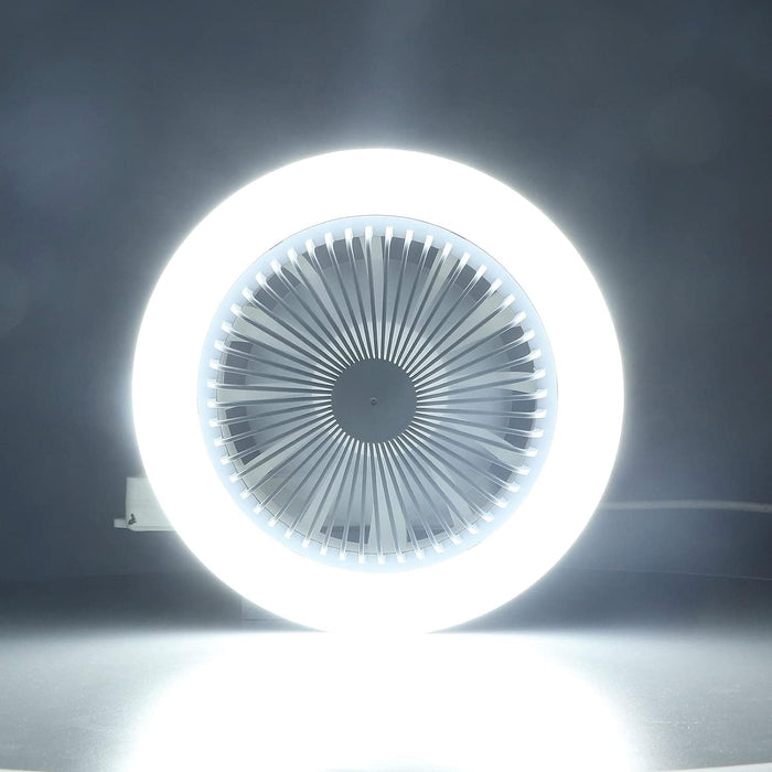 Chandelier Fan, Silent LED Fan for Bedroom Living Room Kitchen, Office Ceiling Fan-7-ErisView