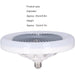 Chandelier Fan, Silent LED Fan for Bedroom Living Room Kitchen, Office Ceiling Fan-8-ErisView