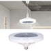 Chandelier Fan, Silent LED Fan for Bedroom Living Room Kitchen, Office Ceiling Fan-9-ErisView