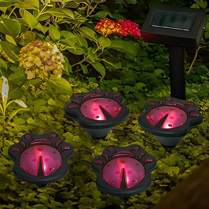 Charming Resin Animal Figurine Solar Garden Lights, Handcrafted, Waterproof, and Rustproof Outdoor Decor with Automatic Night Activation-ErisView-3