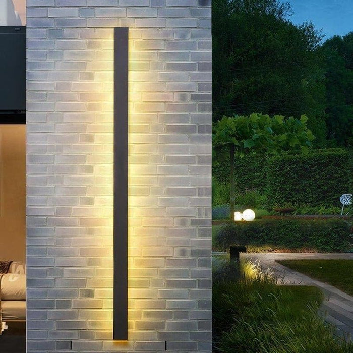 Chic LED Outdoor Wall Light for Front Porch, Fashionable, Low-Key Design, Illuminates 15-30 Sq Meters, Warm White Tone-ErisView-20