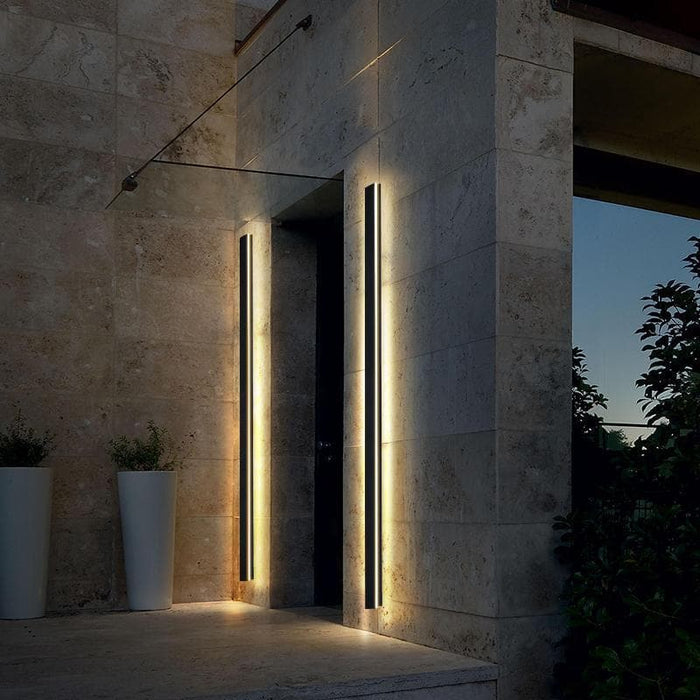 Chic LED Outdoor Wall Light for Front Porch, Fashionable, Low-Key Design, Illuminates 15-30 Sq Meters, Warm White Tone-ErisView-14