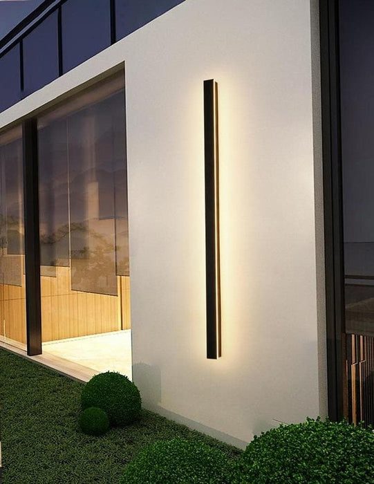 Chic LED Outdoor Wall Light for Front Porch, Fashionable, Low-Key Design, Illuminates 15-30 Sq Meters, Warm White Tone-ErisView-24