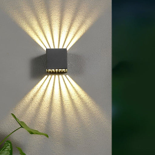 Chic Up and Down Outdoor Wall Light, Unique Light & Shadow Effects, Bright & Stable for Porch, Garden, Square, Corridor, Multiple Lighting Styles-ErisView-1