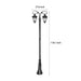 Classic 2-Head Outdoor Street Lamp, Rustproof, Waterproof Die-Cast Aluminum, Retro Design for Yard, Driveway, Patio, and Garden Lighting-ErisView-6