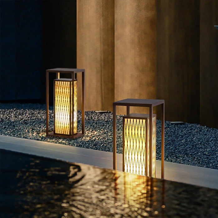 Classic Asian Style Outdoor Pathway Lights with Waterproof, Dustproof, and Rustproof Design for Garden, Lawn, Porch, and Patio Decor-ErisView-2