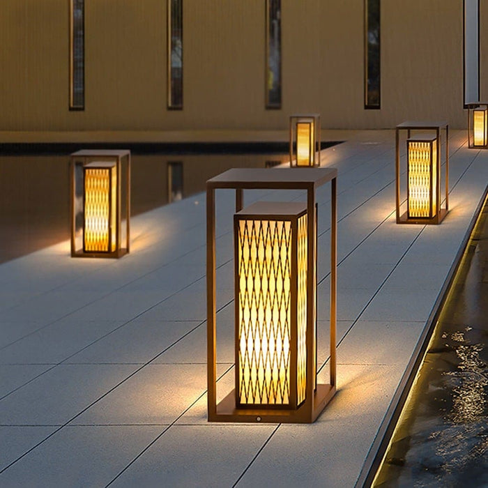 Classic Asian Style Outdoor Pathway Lights with Waterproof, Dustproof, and Rustproof Design for Garden, Lawn, Porch, and Patio Decor-ErisView-5