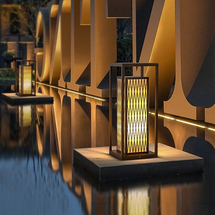 Classic Asian Style Outdoor Pathway Lights with Waterproof, Dustproof, and Rustproof Design for Garden, Lawn, Porch, and Patio Decor-ErisView-7