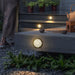 Classical LED Embedded Step Lights, Waterproof Aluminum Outdoor Lighting for Courtyard, Patio, Yard, Garden, Retro Design, Warm Atmosphere-ErisView-3