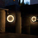 Concrete Lunar Surface-Inspired Outdoor Wall Light with Warm White LED, Waterproof and Artistic Design for Porch and Garden Spaces-ErisView-5