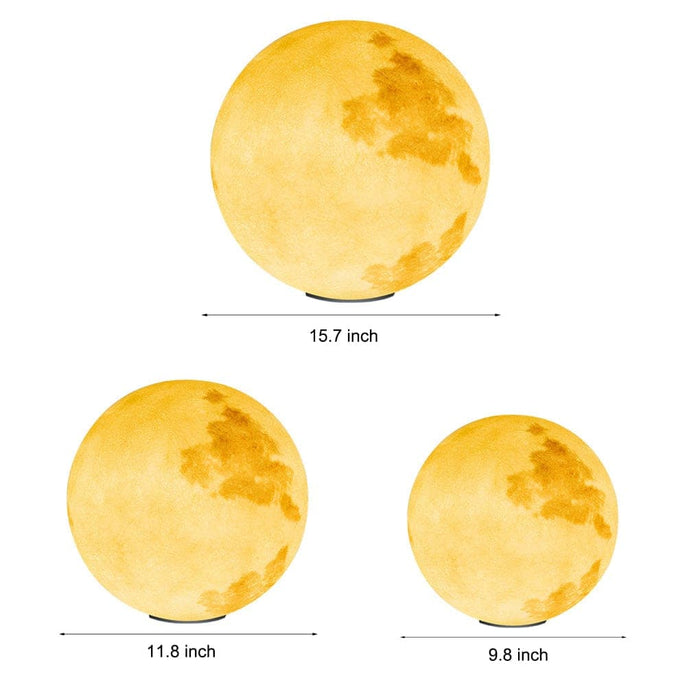 Creative Moon Shaped Outdoor Solar Light with Realistic Texture, Gradient Lighting, and IP65 Waterproof Design for Fence Posts and Gardens-ErisView-8