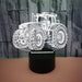 Creative Tractor Style 3D Illusion Lamp, Dimmable Touch Desk Lamp for Christmas Party Wedding Birthday Gift Room Decoration-ErisView