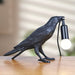 Crow Shaped Table Lamp Desk Lamp for Props, Unique Black Bird Accent Decor Table Lamps Light on Desk ErisView