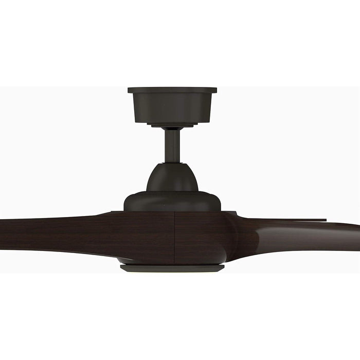 Dark Bronze Ceiling Fan, Mid Century Modern Ceiling Fan, 3 Blade Ceiling Fan with Light-5-ErisView