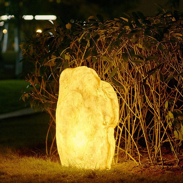 Decorative Resin Stone Shape Outdoor Landscape Lights, Waterproof, Rust-Proof, Warm White LED for Garden, Courtyard, and Lawn Decoration-ErisView-14