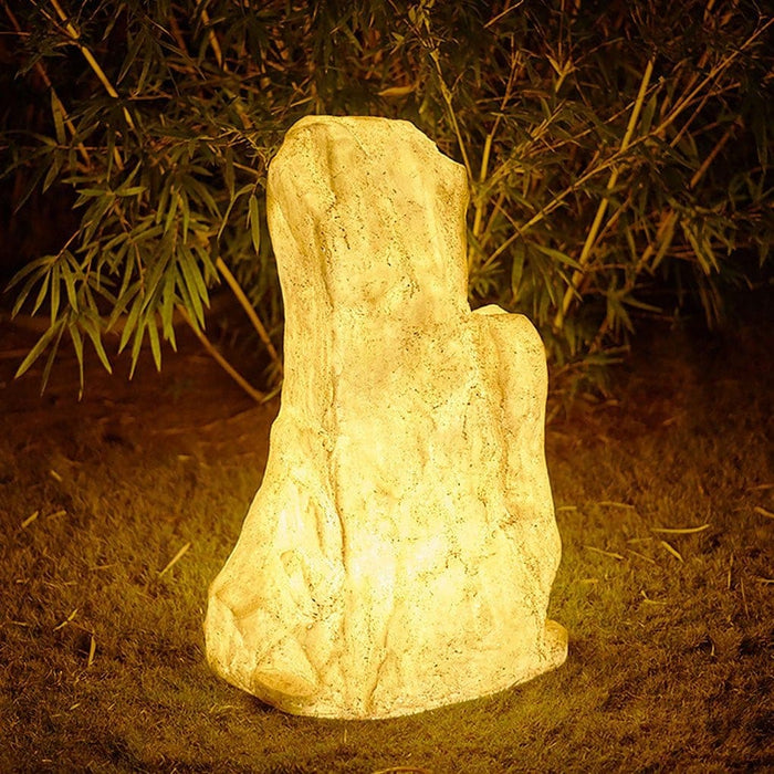 Decorative Resin Stone Shape Outdoor Landscape Lights, Waterproof, Rust-Proof, Warm White LED for Garden, Courtyard, and Lawn Decoration-ErisView-15