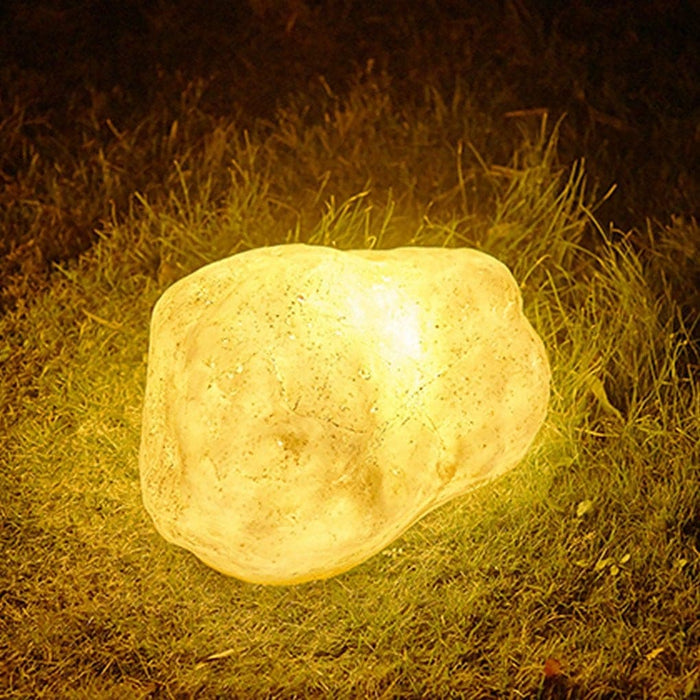 Decorative Resin Stone Shape Outdoor Landscape Lights, Waterproof, Rust-Proof, Warm White LED for Garden, Courtyard, and Lawn Decoration-ErisView-5