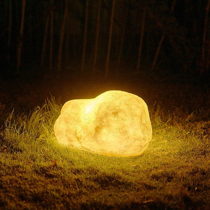 Decorative Resin Stone Shape Outdoor Landscape Lights, Waterproof, Rust-Proof, Warm White LED for Garden, Courtyard, and Lawn Decoration-ErisView-6