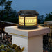 Decorative Solar Fence Post Light, Waterproof, Rust-Resistant, Long-Lasting Outdoor Pillar Light with Unique Pattern for Warm, Romantic Ambiance-ErisView-3