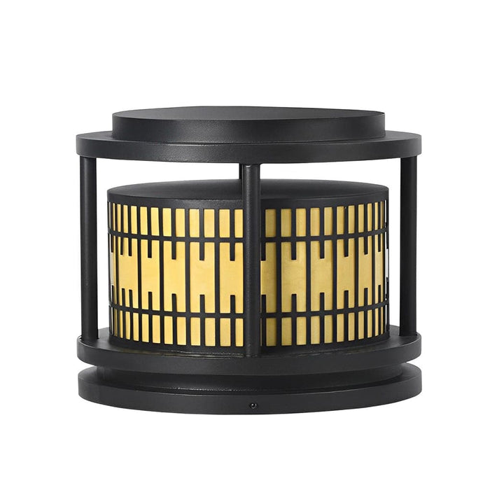 Decorative Solar Fence Post Light, Waterproof, Rust-Resistant, Long-Lasting Outdoor Pillar Light with Unique Pattern for Warm, Romantic Ambiance-ErisView-7