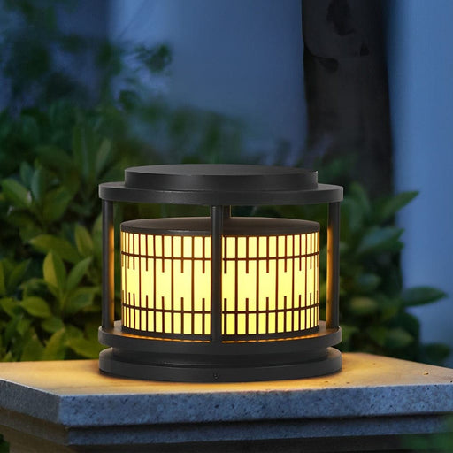 Decorative Solar Fence Post Light, Waterproof, Rust-Resistant, Long-Lasting Outdoor Pillar Light with Unique Pattern for Warm, Romantic Ambiance-ErisView-1