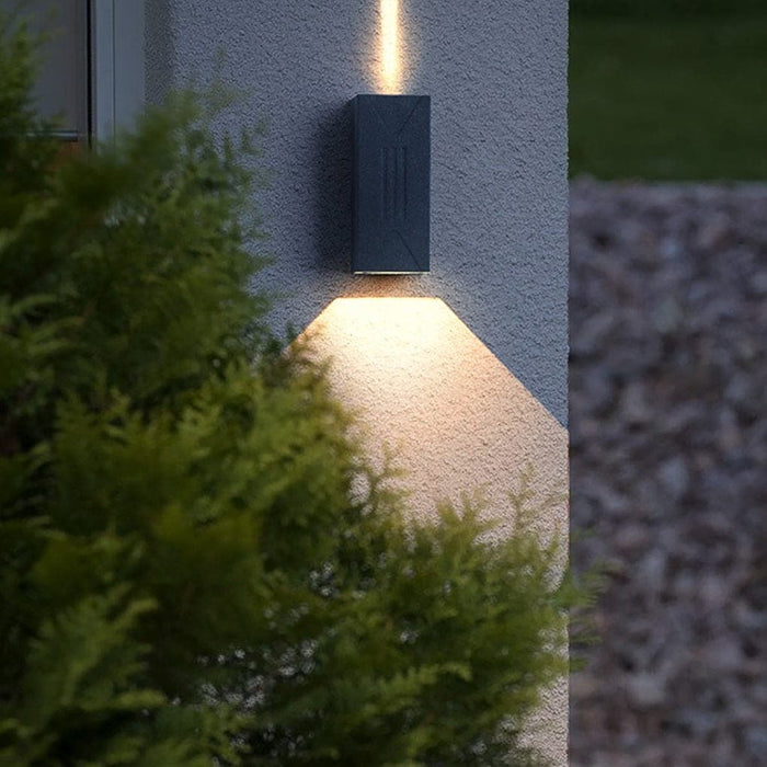 Dual Light Effect Outdoor Wall Light with COB and LED Array for Patio, Backyard, Garden, and Corridor, Wide Angle & Long Distance Illumination-ErisView-4