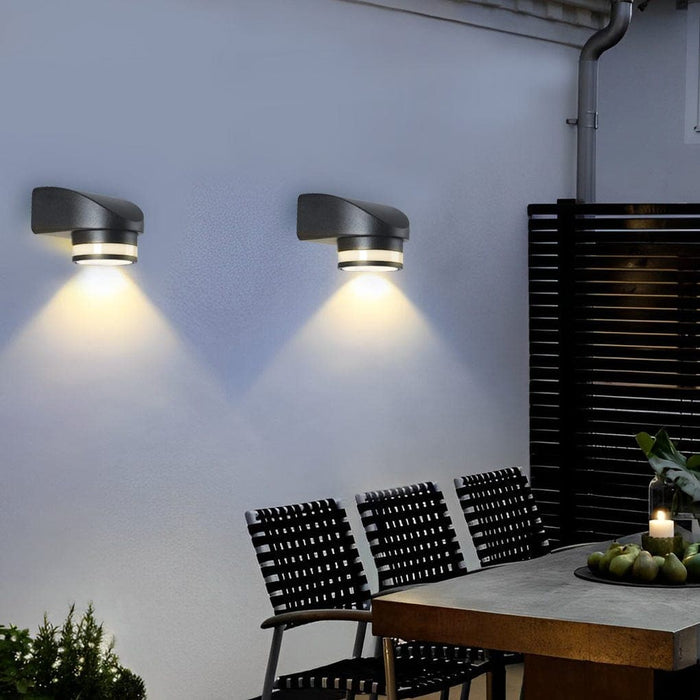 Durable Aluminum Alloy LED Outdoor Wall Light with IP65 Waterproof Design, Modern Reflective Sheets, and Rust-Proof Finish for Indoor/Outdoor Use-ErisView-12