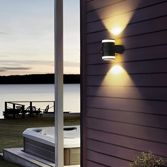 Durable Aluminum Alloy LED Outdoor Wall Light with IP65 Waterproof Design, Modern Reflective Sheets, and Rust-Proof Finish for Indoor/Outdoor Use-ErisView-7