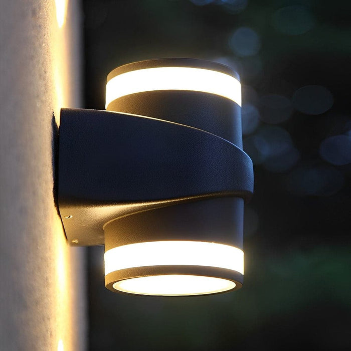 Durable Aluminum Alloy LED Outdoor Wall Light with IP65 Waterproof Design, Modern Reflective Sheets, and Rust-Proof Finish for Indoor/Outdoor Use-ErisView-8