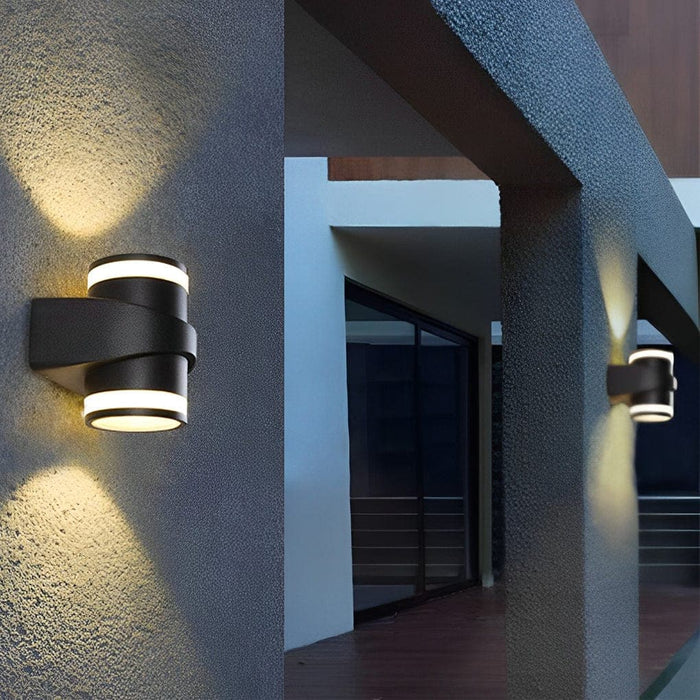 Durable Aluminum Alloy LED Outdoor Wall Light with IP65 Waterproof Design, Modern Reflective Sheets, and Rust-Proof Finish for Indoor/Outdoor Use-ErisView-9