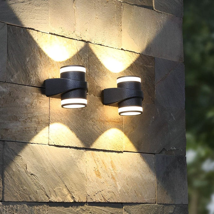 Durable Aluminum Alloy LED Outdoor Wall Light with IP65 Waterproof Design, Modern Reflective Sheets, and Rust-Proof Finish for Indoor/Outdoor Use-ErisView-1