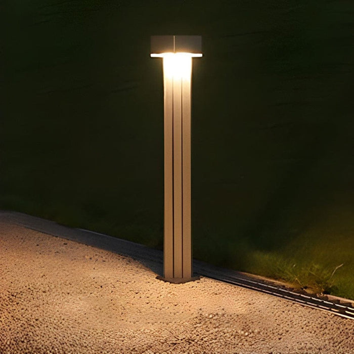 Durable Aluminum Alloy Solar Outdoor Light with High Conversion Polysilicon Panel, IP65 Waterproof, 100-Hour Illumination for Garden and Sidewalks-ErisView-12